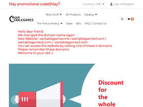 'wartablegames.me' screenshot