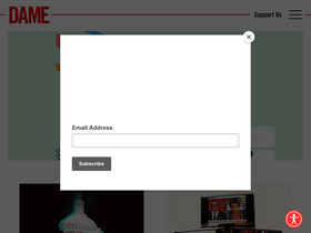 'damemagazine.com' screenshot
