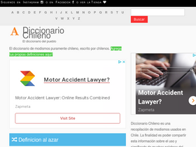 'diccionariochileno.cl' screenshot