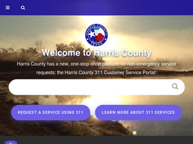'harriscountytx.gov' screenshot