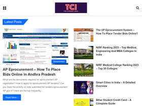 'thecurrentindia.com' screenshot