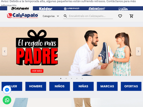 'calzzapato.com' screenshot