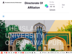 affiliation.iub.edu.pk Traffic Analytics, Ranking & Audience [March ...