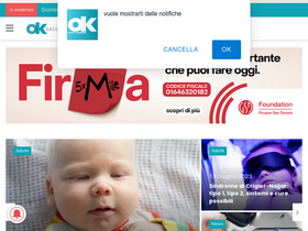 'ok-salute.it' screenshot