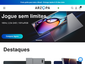 ARZOPA/BR website screenshot