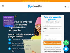 'contifico.com' screenshot