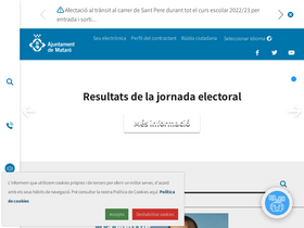 'mataro.cat' screenshot