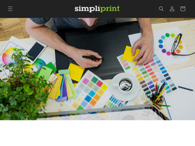 simpli-print.com homepage screenshot