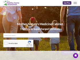 'thehealthyhomeeconomist.com' screenshot