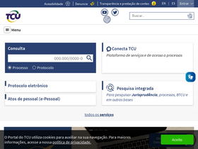 'sites.tcu.gov.br' screenshot