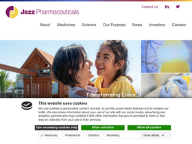 'jazzpharma.com' screenshot