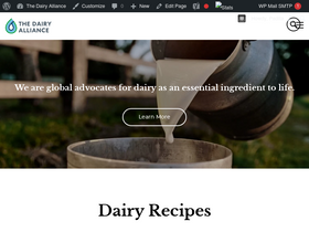 'thedairyalliance.com' screenshot