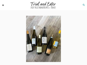 'trialandeater.com' screenshot