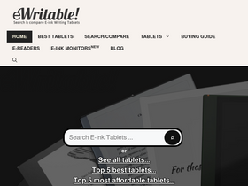 'ewritable.com' screenshot