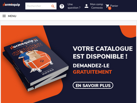 'normequip.com' screenshot