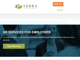 'terrastaffinggroup.com' screenshot
