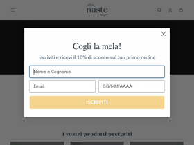 Nastebeauty homepage screenshot