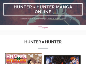 'hunterxhuntermanga.online' screenshot
