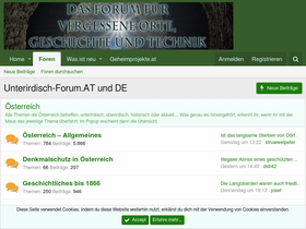 'unterirdisch.de' screenshot