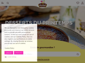 'vahine.fr' screenshot