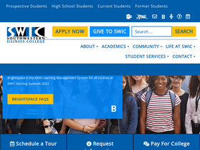 'swic.edu' screenshot