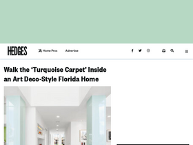 'behindthehedges.com' screenshot