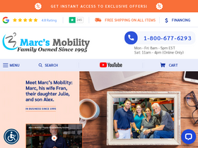 'marcsmobility.com' screenshot