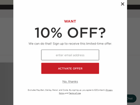 'ezcontacts.com' screenshot