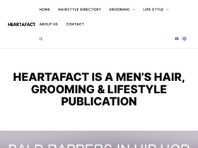 'heartafact.com' screenshot