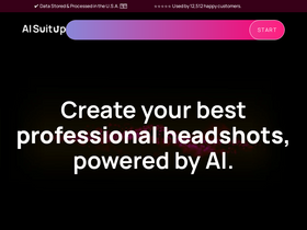 AI SuitUp - Generates high-quality and personalized headshots for professional purposes, such as LinkedIn profiles and business profiles.