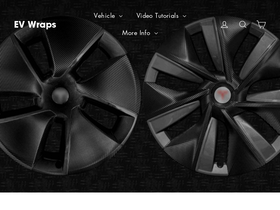 evwraps.com homepage screenshot
