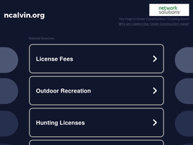 'ncalvin.org' screenshot