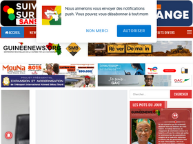 'guineenews.org' screenshot