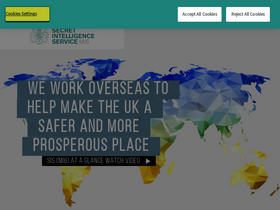 'sis.gov.uk' screenshot