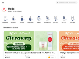 'gopicky.com' screenshot