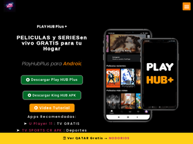 'playhubplus.net' screenshot