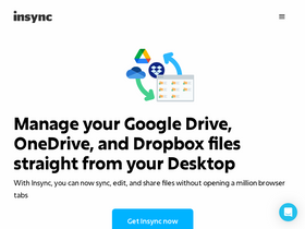 'insynchq.com' screenshot