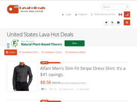 'lavahotdeals.com' screenshot
