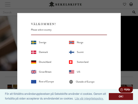 'sekelskifte.com' screenshot
