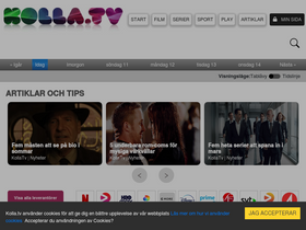 'kolla.tv' screenshot