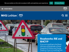 'nhslothian.scot' screenshot