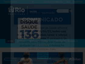 'coronavirus.rio' screenshot