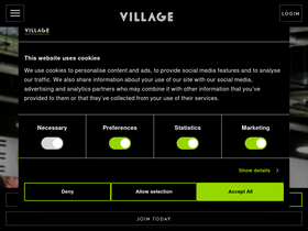 'villagegym.co.uk' screenshot
