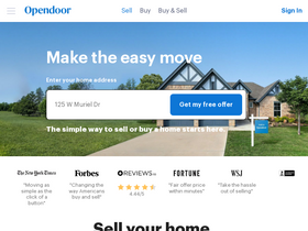 'opendoor.com' screenshot