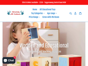advancingallchildren.com homepage screenshot