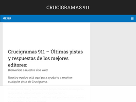 'crucigramas911.com' screenshot