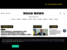 'solidnews.ro' screenshot