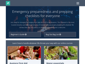 'theprepared.com' screenshot