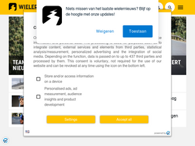 'wielerflits.nl' screenshot