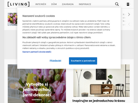 'living.cz' screenshot